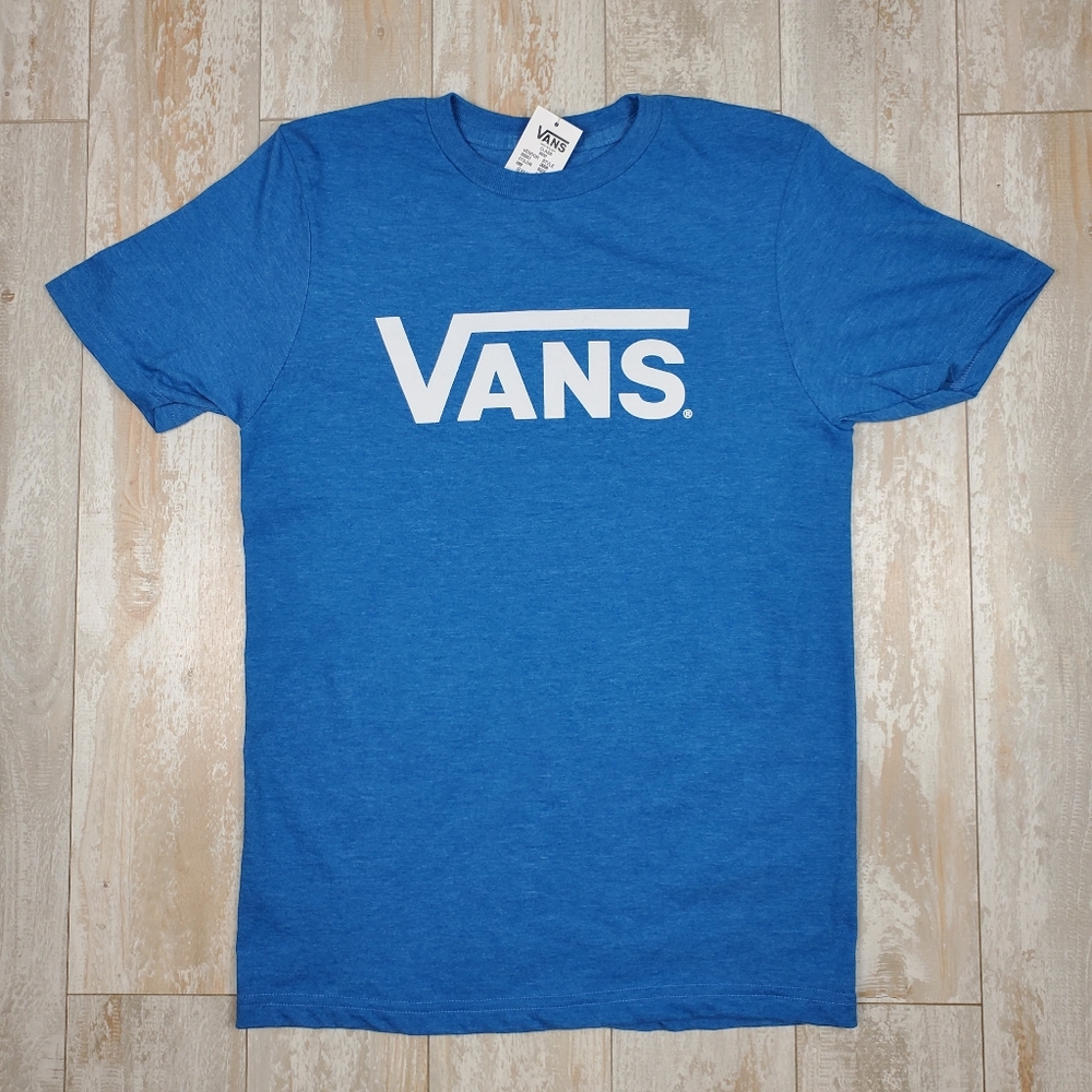 Vans Kids Classic Logo Tee Blue